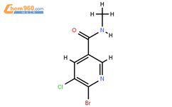 6-Bromo-5-chloro-N-methyl-nicotinamide结构式图片|1584140-35-1结构式图片