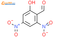 2-羟基-4,6-二硝基苯甲醛结构式图片|1610595-28-2结构式图片