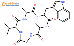 王不留行环肽B结构式图片|164991-89-3结构式图片
