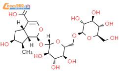 8-表马钱子苷酸-6'-葡萄糖苷肉苁蓉苷结构式图片|176226-39-4结构式图片