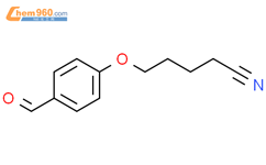 5-(4-甲酰苯氧基)戊腈结构式图片|182497-04-7结构式图片