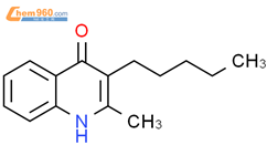 2-甲基-3-戊基-4(1H)喹啉酮结构式图片|185854-87-9结构式图片