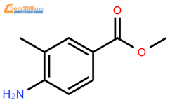 4-氨基-3-甲基苯甲酸甲酯結構式