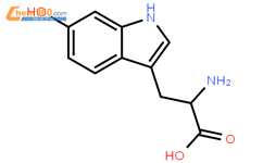 6-羟基色氨酸结构式图片|18749-30-9结构式图片