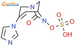 硫酸 单[3-(1H-咪唑-1-基)- 7-氧代- 1,6 -二氮杂双环[3.2.1]辛-3-烯-6-基]酯结构式图片|2036316-23-9结构式图片