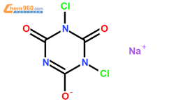 二氯异氰尿酸钠结构式图片|2893-78-9结构式图片