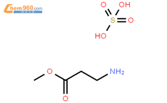 β- 丙氨酸甲酯 硫酸盐结构式图片|2067270-74-8结构式图片