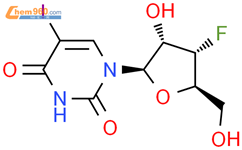 5-碘-3'-脱氧-3'-氟尿苷结构式图片|2072145-21-0结构式图片