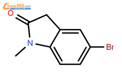 5-溴-1-甲基-2-氧吲哚烷结构式图片|20870-90-0结构式图片