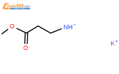 β- 丙氨酸甲酯 钾盐结构式图片|2098479-55-9结构式图片