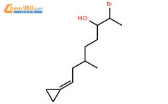 3octanol2bromo8cyclopropylidene6methyl210282590