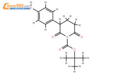 tert-Butyl 3-(4-hydroxyphenyl)-2,6-dioxopiperidine-1-carboxylate结构式图片|2152673-38-4结构式图片