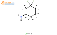 (1R)-3,3-difluorocyclohexanamine;hydrochloride结构式图片|2199141-40-5结构式图片
