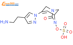 硫酸 单[3-[4-(2-氨基乙基)-1H-吡唑-1-基]-7-氧代-1,6-二氮杂双环[3.2.1]辛-3-烯-6基]酯结构式图片|2217674-84-3结构式图片