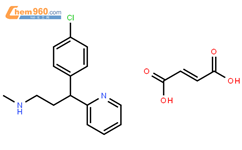 去甲基马来酸盐氯苯那敏结构式图片|22630-25-7结构式图片