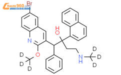 rac-N-DesmethylBedaquiline-d6(MixtureofDiastereomers)结构式图片|2271264-46-9结构式图片