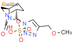 硫酸单[(1R,2S,5R)-2-[[4-(甲氧基甲基)-1H-1,2,3-三唑-1-基]甲基]-7-氧代-1,,6-二氮杂双环[3.2.1]辛-6-基]酯结构式图片|2357150-22-0结构式图片