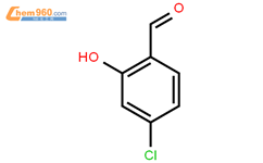 4-氯-2-羟基苯甲醛结构式图片|2420-26-0结构式图片