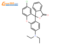 2'-氯-6'-(二乙氨基)荧烷结构式图片|26567-23-7结构式图片