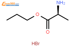 L-丙氨酸丙酯氢溴酸盐结构式图片|29575-40-4结构式图片