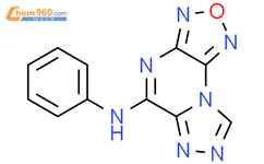 N-苯基[1,2,5]恶二唑并[3,4-e][1,2,4]三唑并[4,3-a]吡嗪-5-胺结构式图片|299918-81-3结构式图片