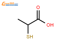 巯基丙酸结构式图片|30232-12-3结构式图片