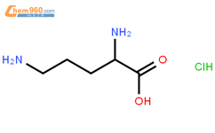 L-鸟氨酸盐酸盐结构式图片|3184-13-2结构式图片