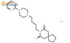 盐酸丁螺环酮 usp标准品结构式