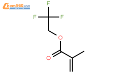 甲基丙烯酸三氟乙酯结构式图片|352-87-4结构式图片