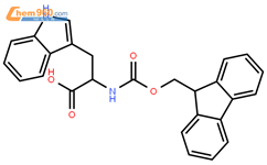 FMOC-L-色氨酸结构式图片|35737-15-6结构式图片