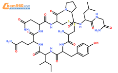 醋酸催产素结构式图片|50-56-6结构式图片