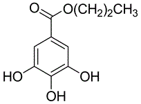 没食子酸丙酯结构式图片|121-79-9结构式图片