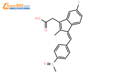 舒林酸结构式图片|38194-50-2结构式图片