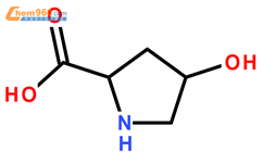 L-羟基脯氨酸结构式图片|51-35-4结构式图片