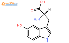 5-羟基色氨酸/5-HTP结构式图片|4350-09-8结构式图片