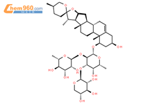 麦冬皂苷D结构式图片|41753-55-3结构式图片