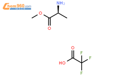 L-丙氨酸甲酯 三氟乙酸結構式