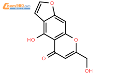 4-羥基-7-(羥基甲基)-5H-呋喃并[3,2-g][1]苯并吡喃-5-酮(4439-68-3)