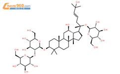 越南参皂苷R8结构式图片|156042-22-7结构式图片