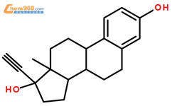 炔雌醇结构式图片|57-63-6结构式图片