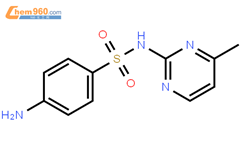 磺胺甲基嘧啶结构式图片|127-79-7结构式图片