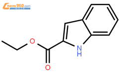 吲哚-2-羧酸乙酯结构式图片|3770-50-1结构式图片