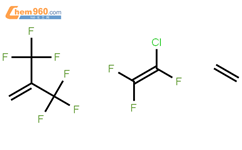 3,3,3-三氟-2-(三氟甲基)-1-丙烯与氯三氟乙烯和乙烯聚合物结构式图片