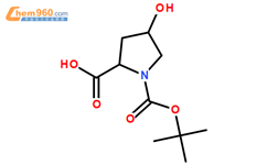 Boc-L-羟脯氨酸结构式图片|13726-69-7结构式图片