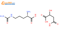 瓜氨酸 苹果酸结构式图片|54940-97-5结构式图片