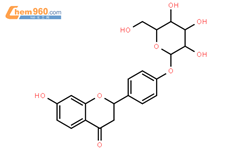 甘草素-4’-O-葡萄糖苷结构式图片|551-15-5结构式图片