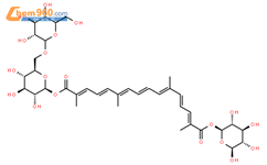 西红花苷II结构式图片|55750-84-0结构式图片