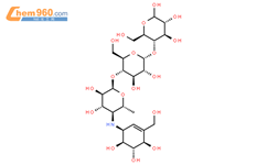 阿卡波糖结构式图片|56180-94-0结构式图片