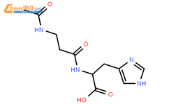 乙酰-肌肽结构式图片|56353-15-2结构式图片