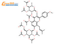 淫羊藿苷全乙酸酯结构式图片|56692-02-5结构式图片